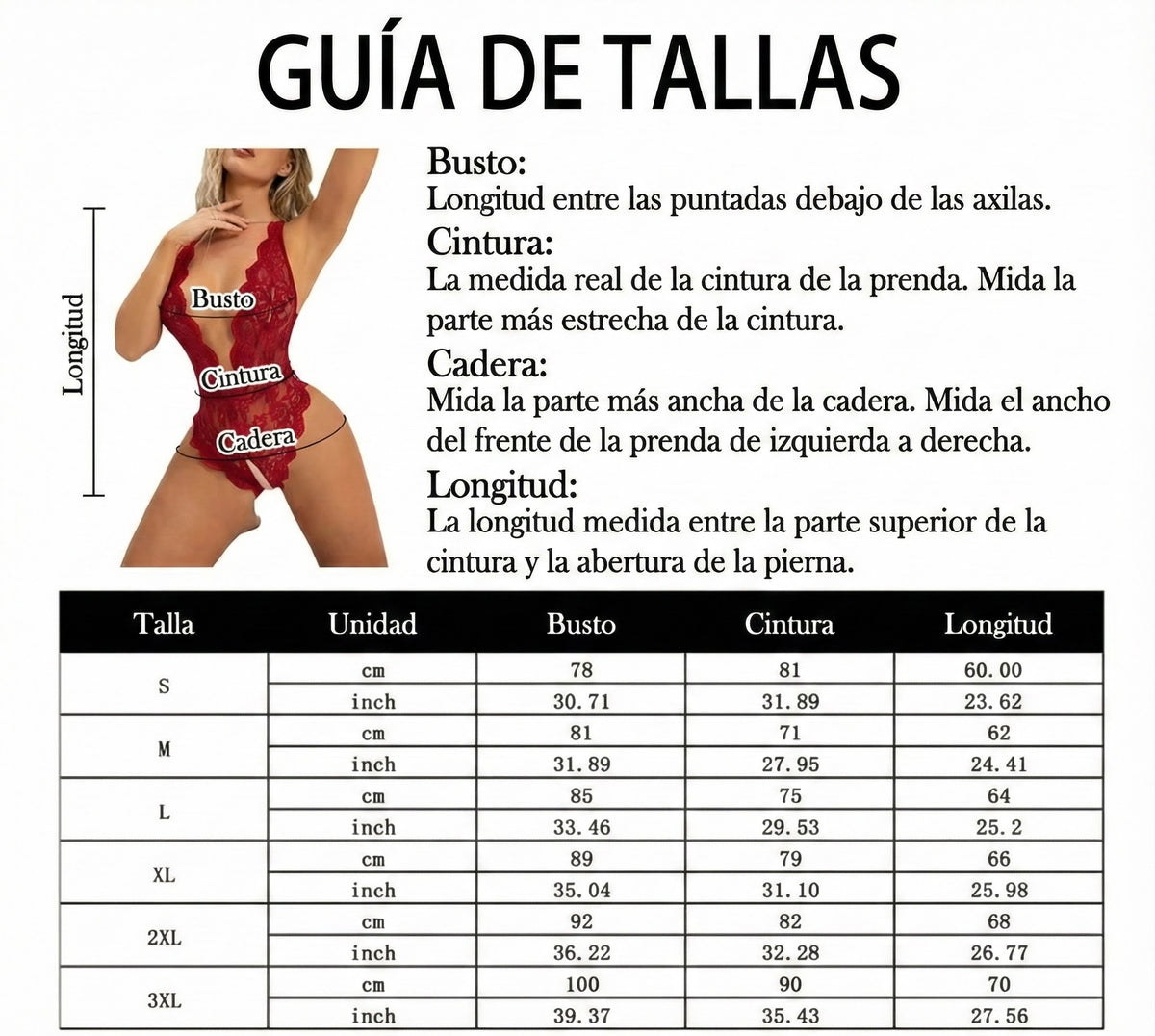 Tabla de tallas