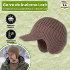 Loré – Gorro de invierno escandinavo con protección para las orejas (unisex, talla única)