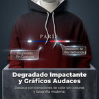 Conjunto deportivo degradado para hombre - sudadera con capucha y pantalón tipo jogger