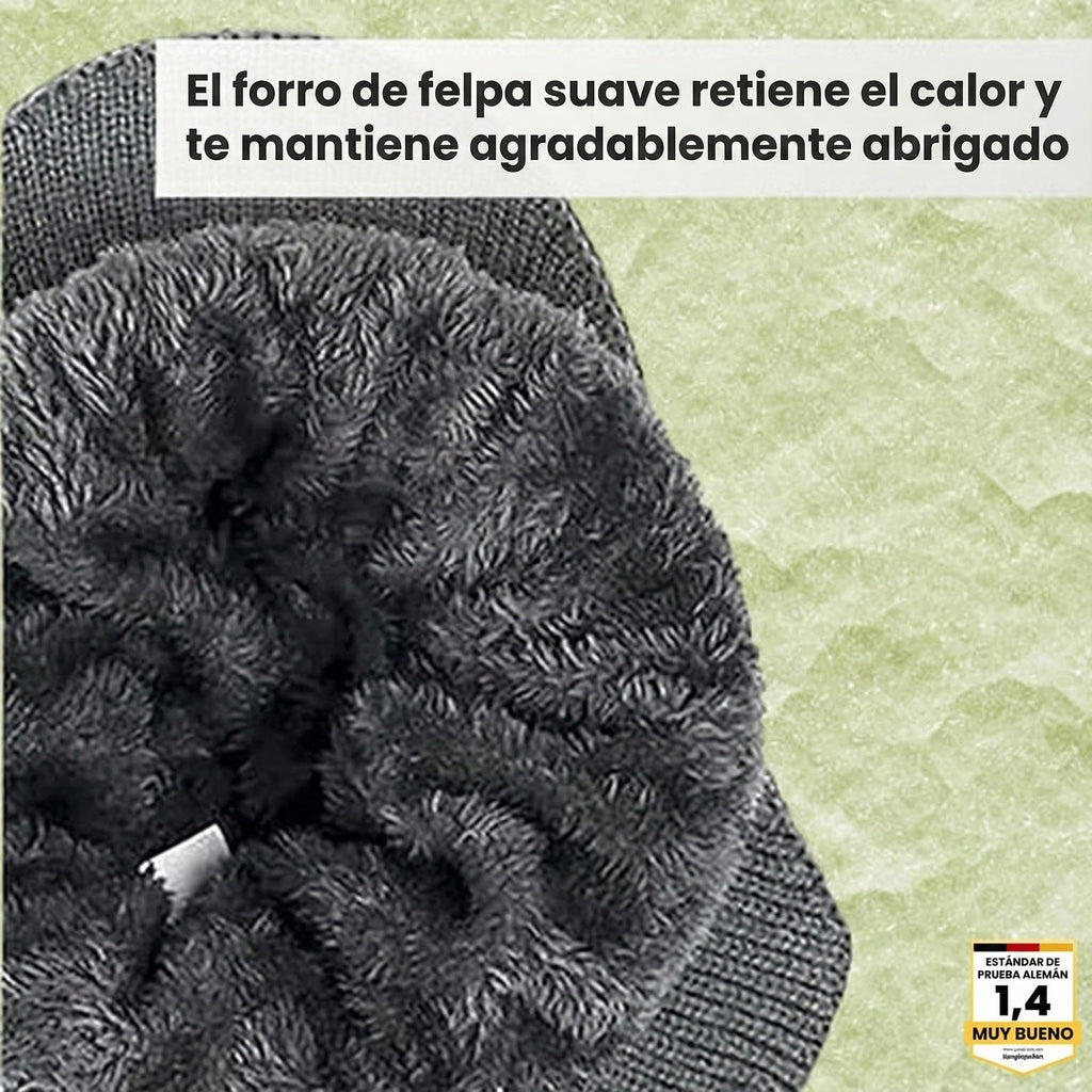 Loré – Gorro de invierno escandinavo con protección para las orejas (unisex, talla única)