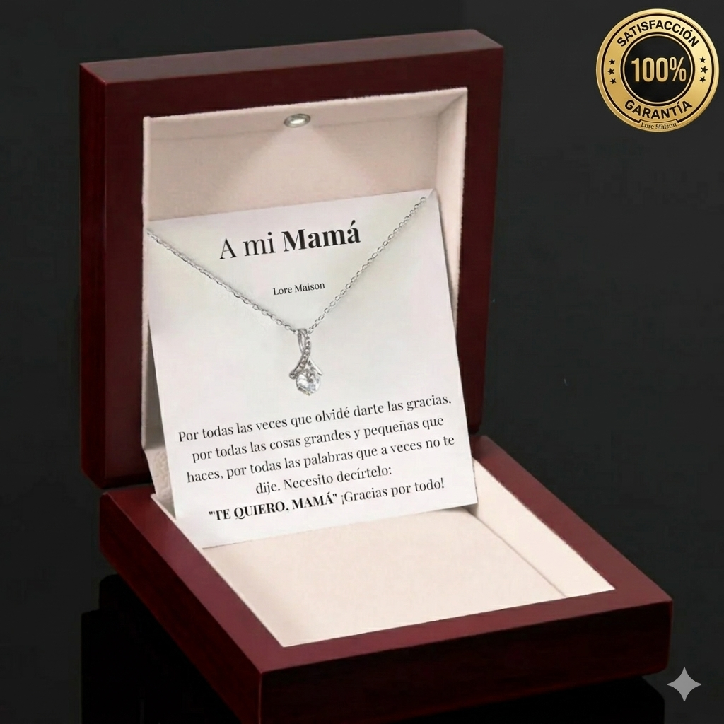 Collar Flor del Alma para mi Madre (con Nota especial)