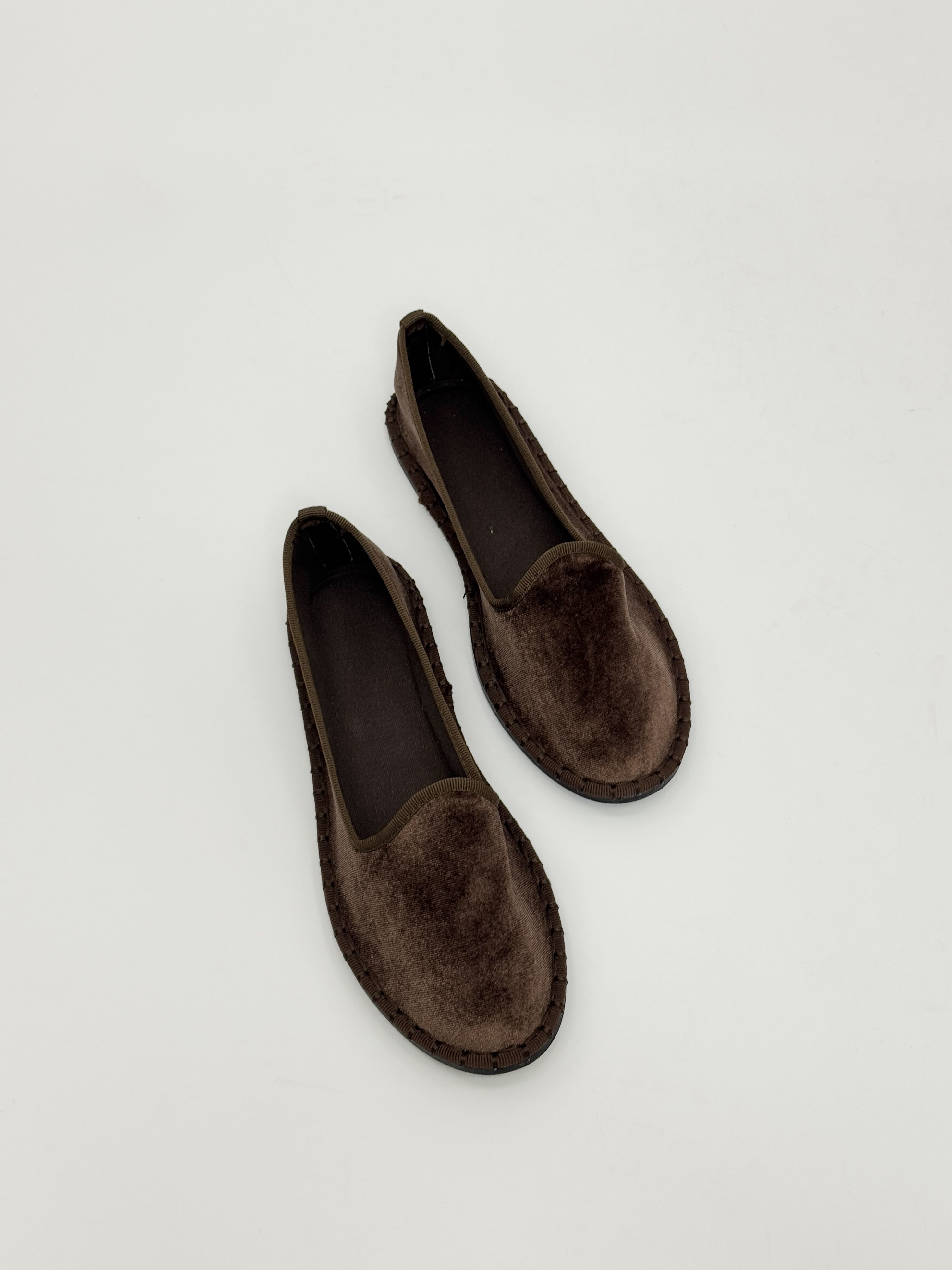 ZAPATILLAS FRIULANAS DE TERCIOPELO