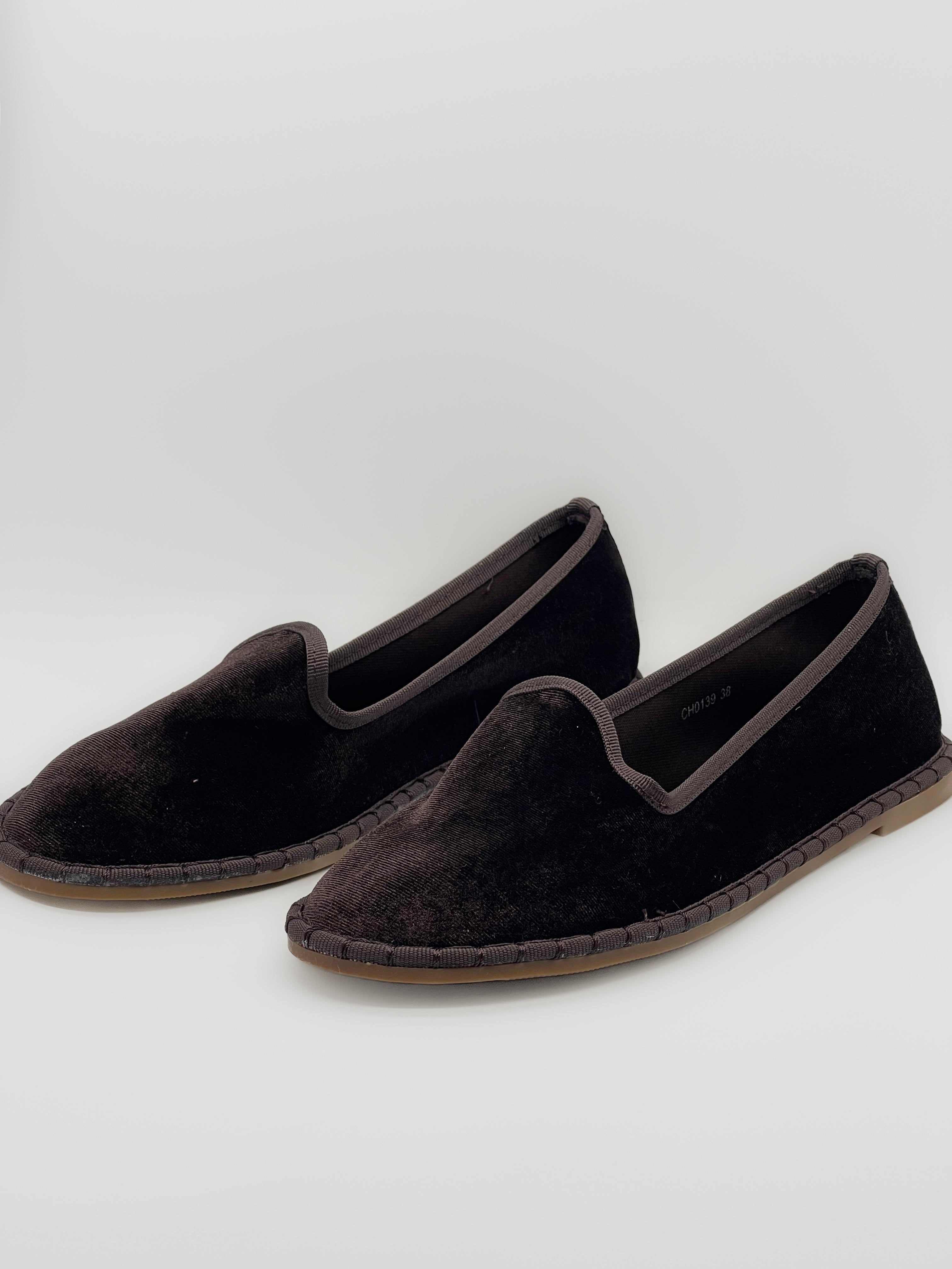 ZAPATILLAS FRIULANAS DE TERCIOPELO