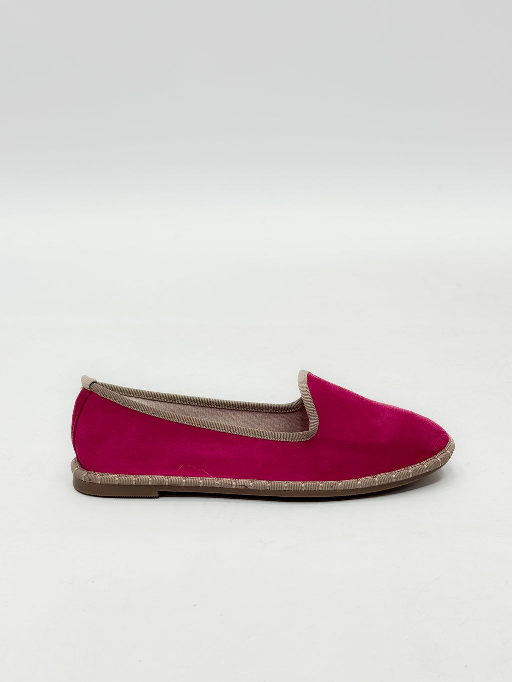 Zapatos de terciopelo con ribete