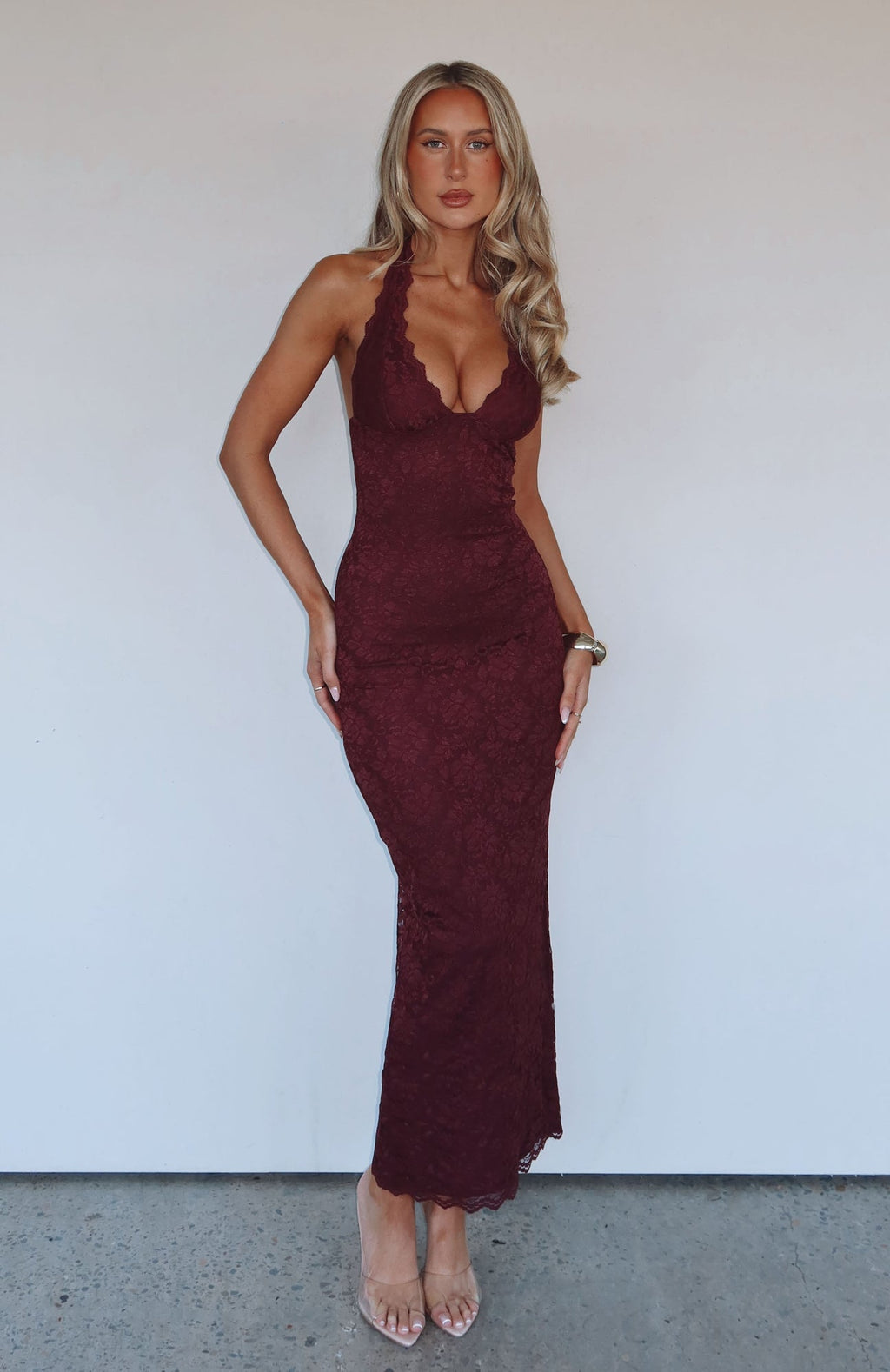 ARIA |Vestido largo Lace Me