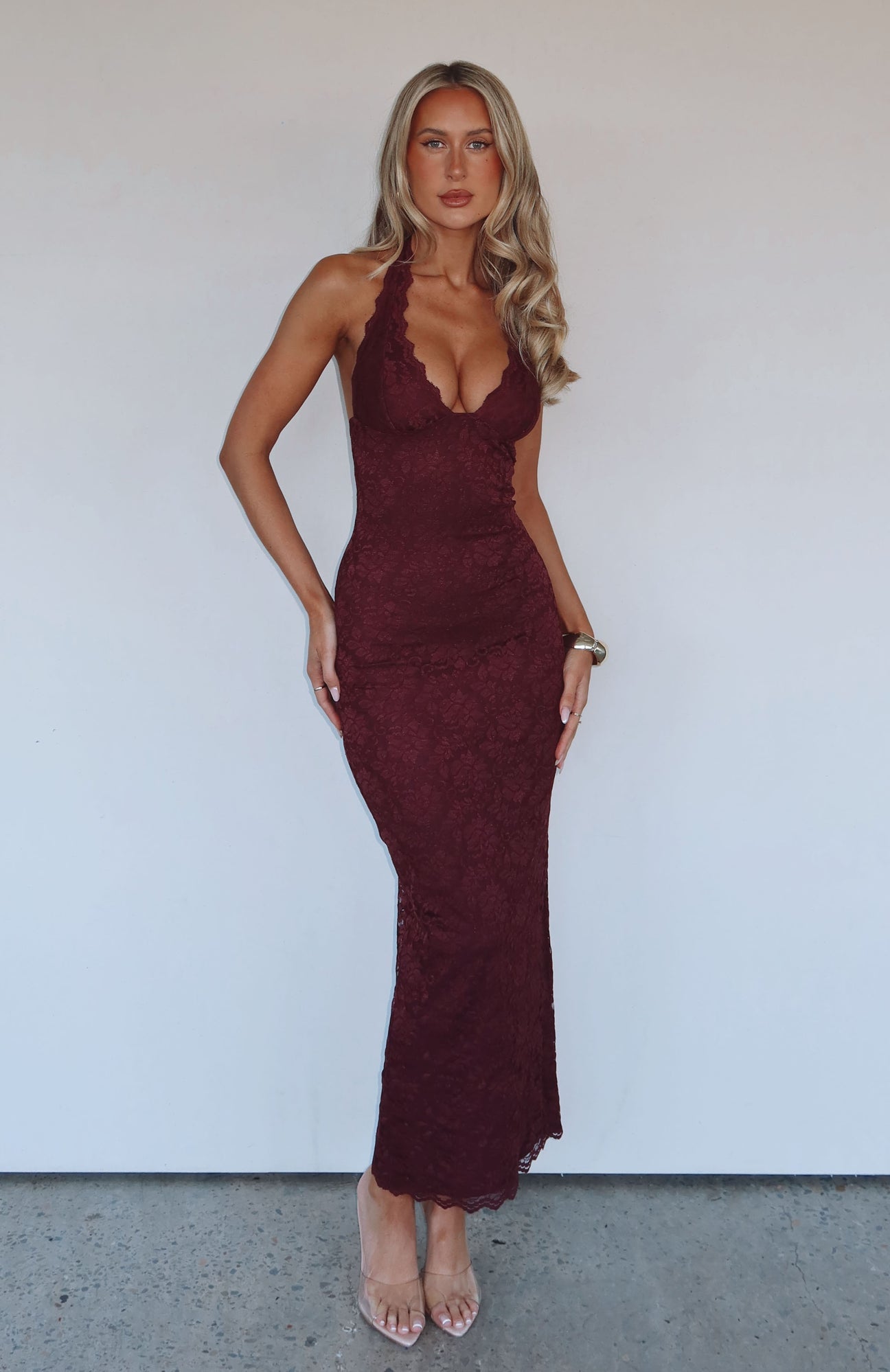 ARIA |Vestido largo Lace Me