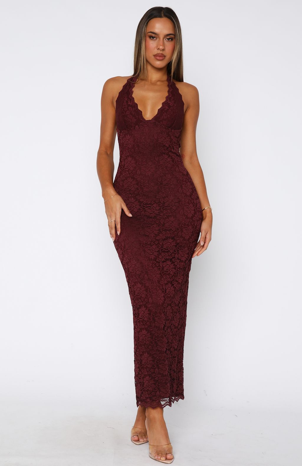 ARIA |Vestido largo Lace Me