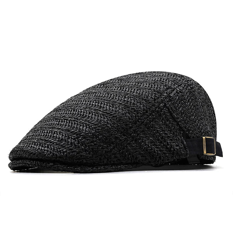 Salvador - Gorra tipo boina de verano en paja