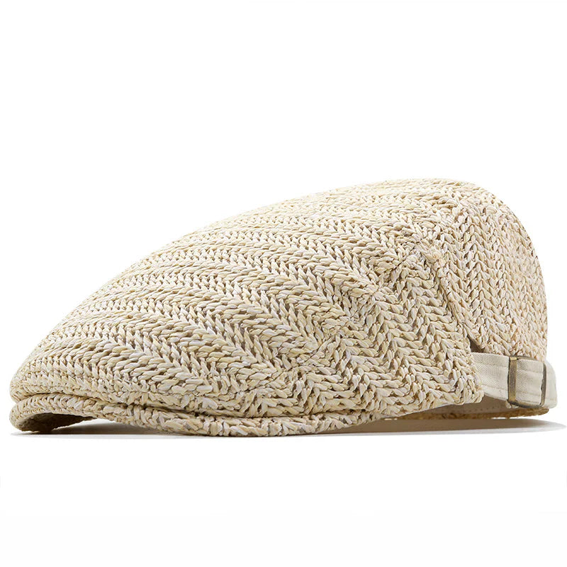 Salvador - Gorra tipo boina de verano en paja