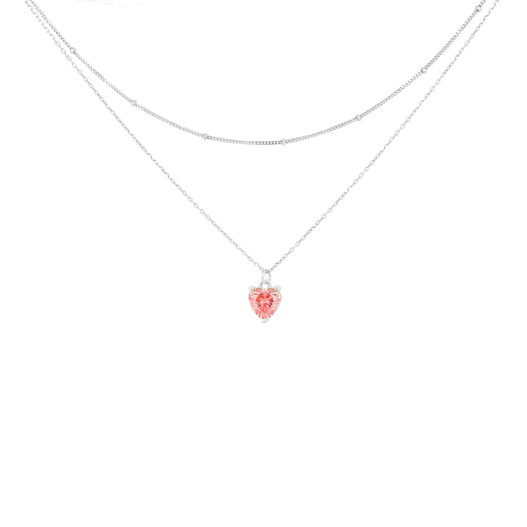Collar doble con colgante Swarovski