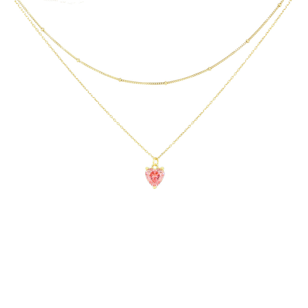 Collar doble con colgante Swarovski