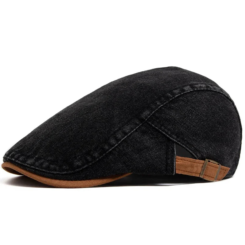Paco — gorra tipo boina en mezclilla lavada