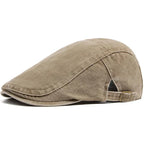 Emilio — gorra tipo boina en mezclilla lavada