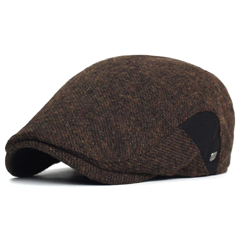 Sergio — gorra tipo boina de tweed