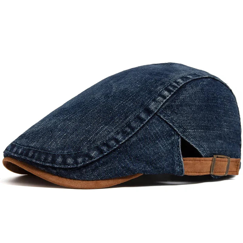 Paco — gorra tipo boina en mezclilla lavada