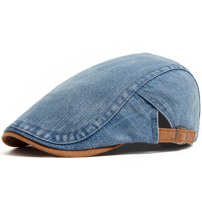 Paco — gorra tipo boina en mezclilla lavada