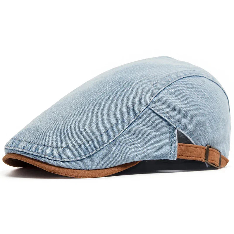 Paco — gorra tipo boina en mezclilla lavada