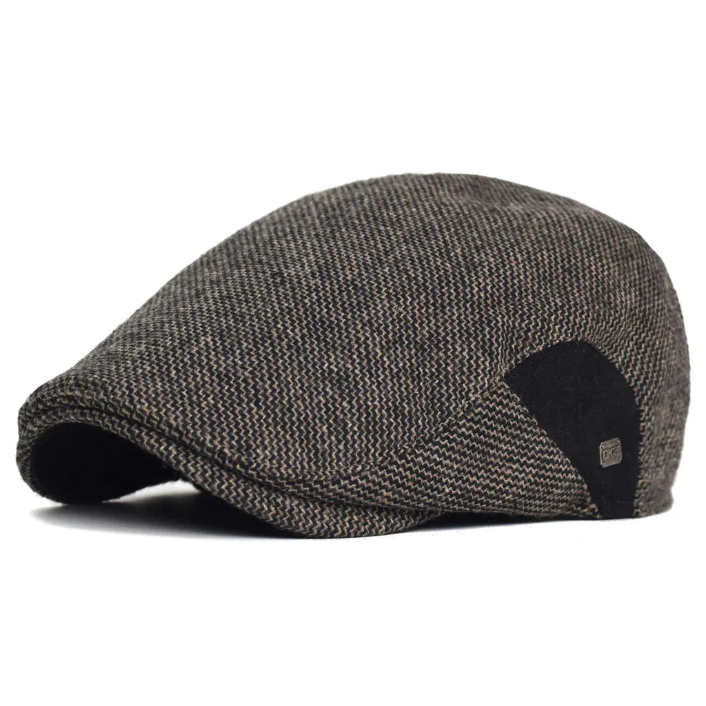 Sergio — gorra tipo boina de tweed