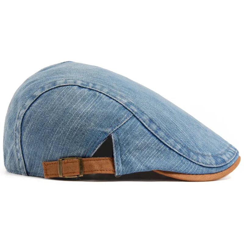 Paco — gorra tipo boina en mezclilla lavada