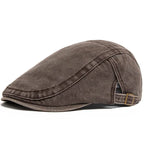 Emilio — gorra tipo boina en mezclilla lavada