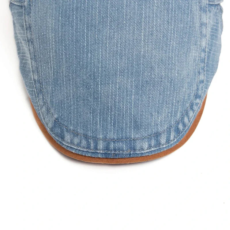 Paco — gorra tipo boina en mezclilla lavada