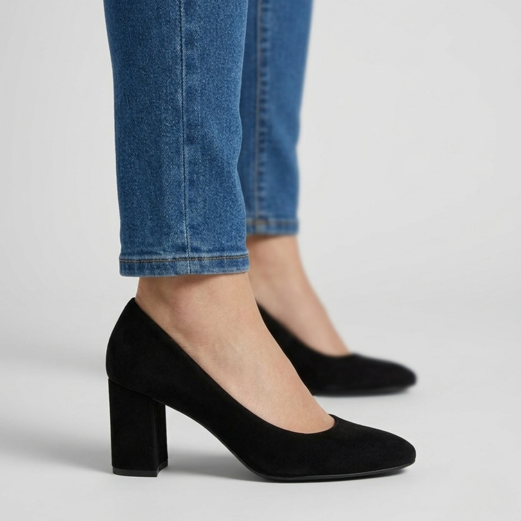 Silvia — Zapatillas de tacón cómodas para mujer