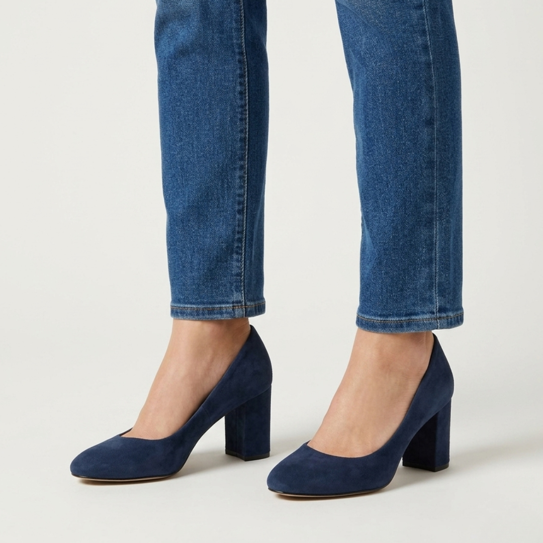 Silvia — Zapatillas de tacón cómodas para mujer