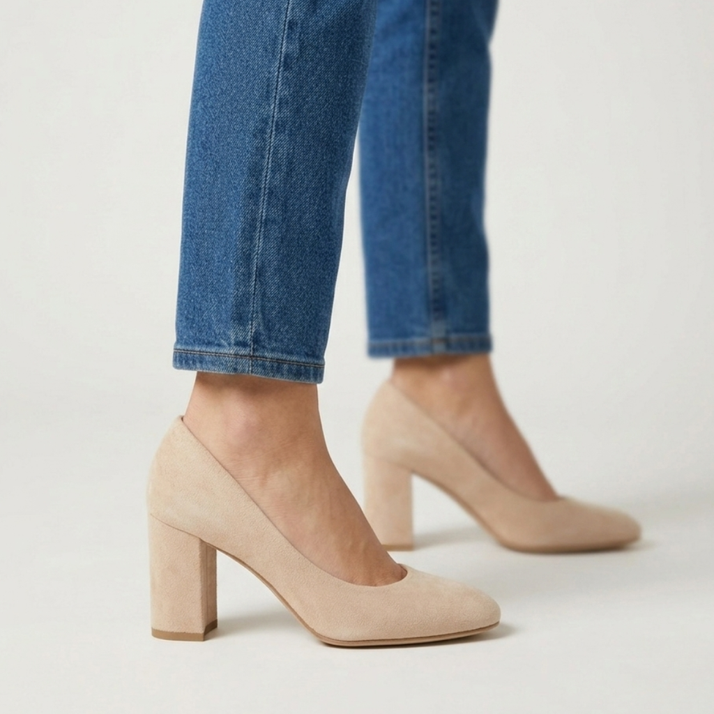 Silvia — Zapatillas de tacón cómodas para mujer