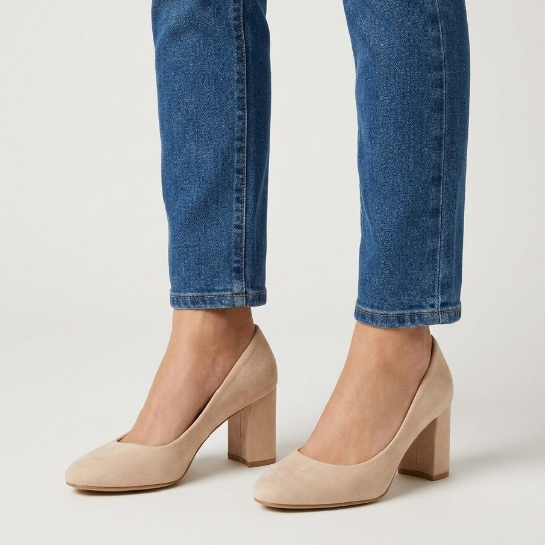 Silvia — Zapatillas de tacón cómodas para mujer