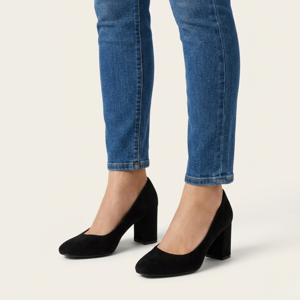 Silvia — Zapatillas de tacón cómodas para mujer