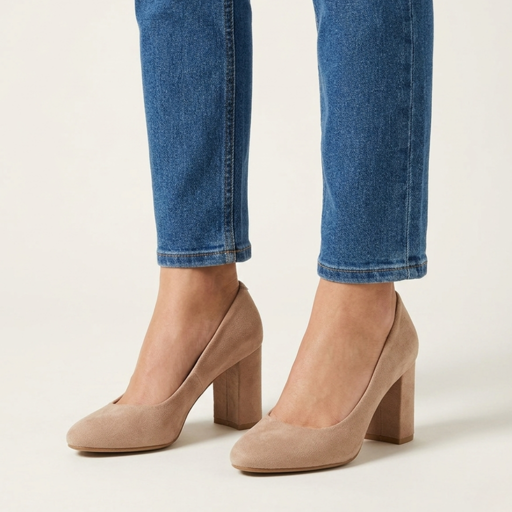 Silvia — Zapatillas de tacón cómodas para mujer