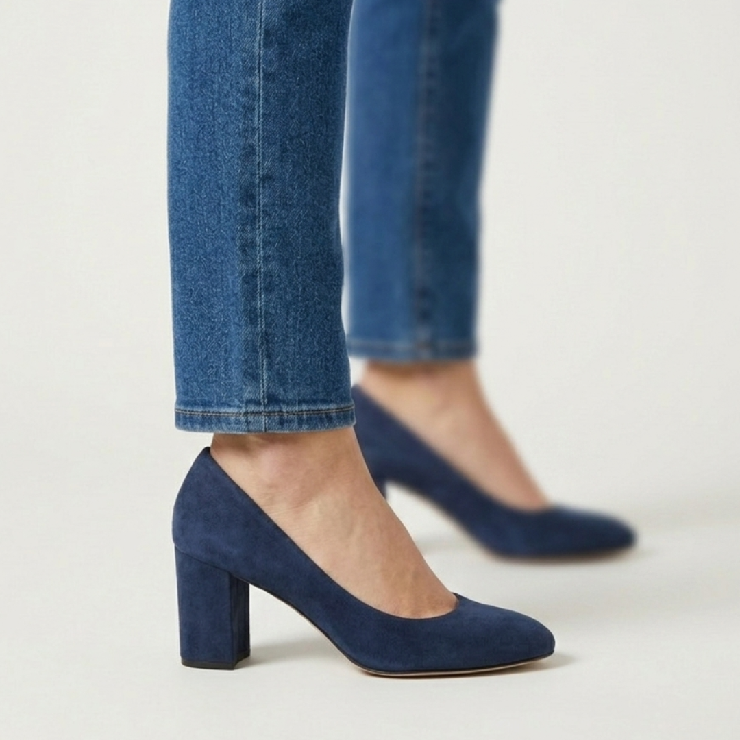 Silvia — Zapatillas de tacón cómodas para mujer