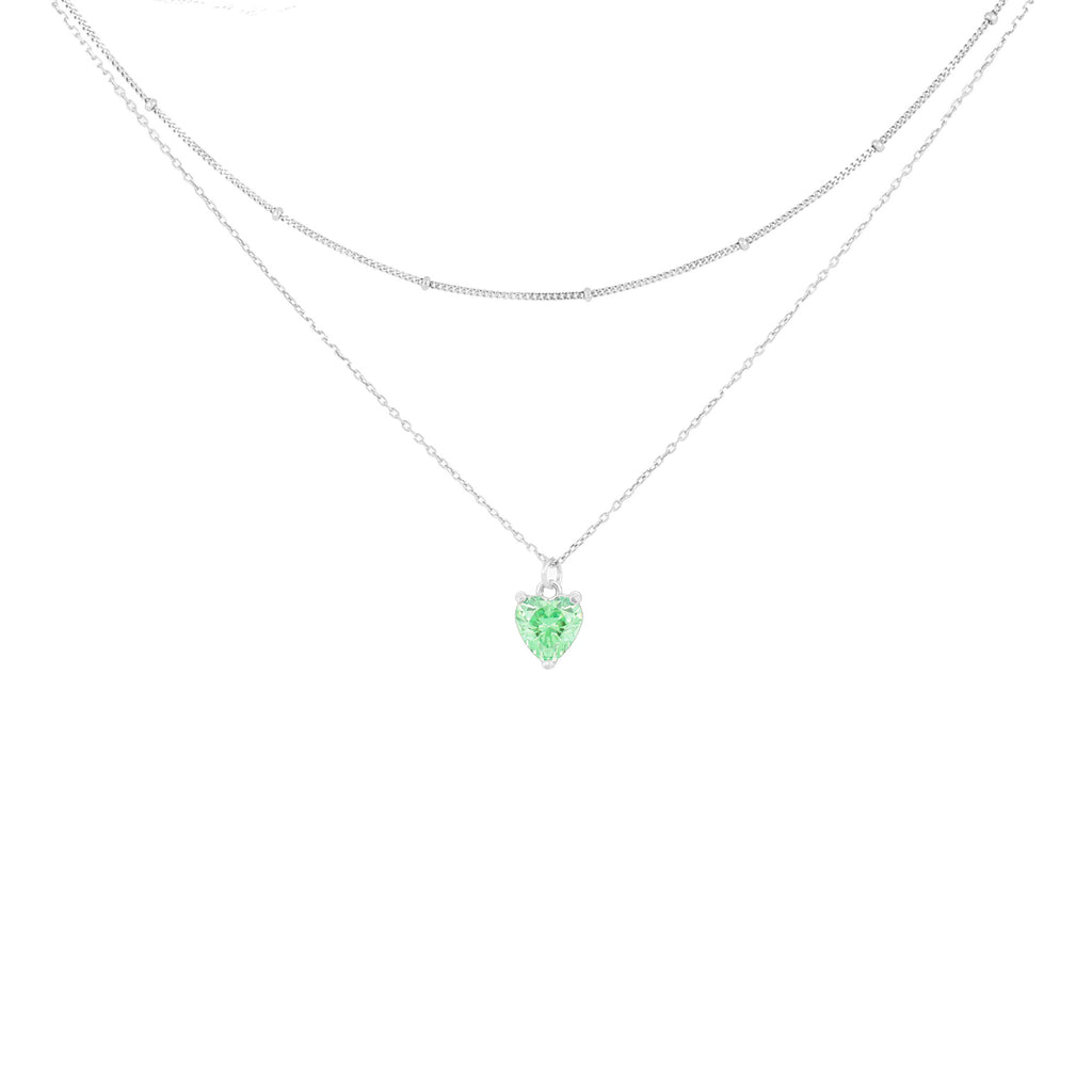 Collar doble con colgante Swarovski