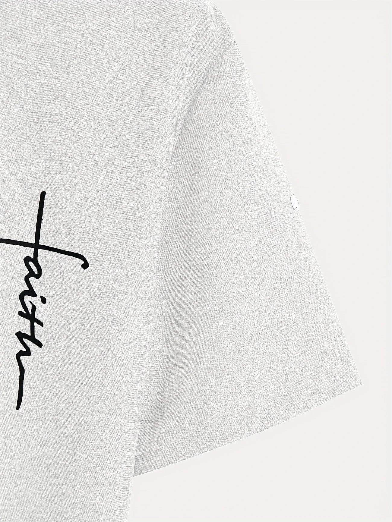 Alejandro™ | Camisa elegante de manga corta con cuello alto