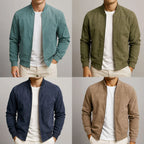 Riviera — Chamarra bomber de gamuza