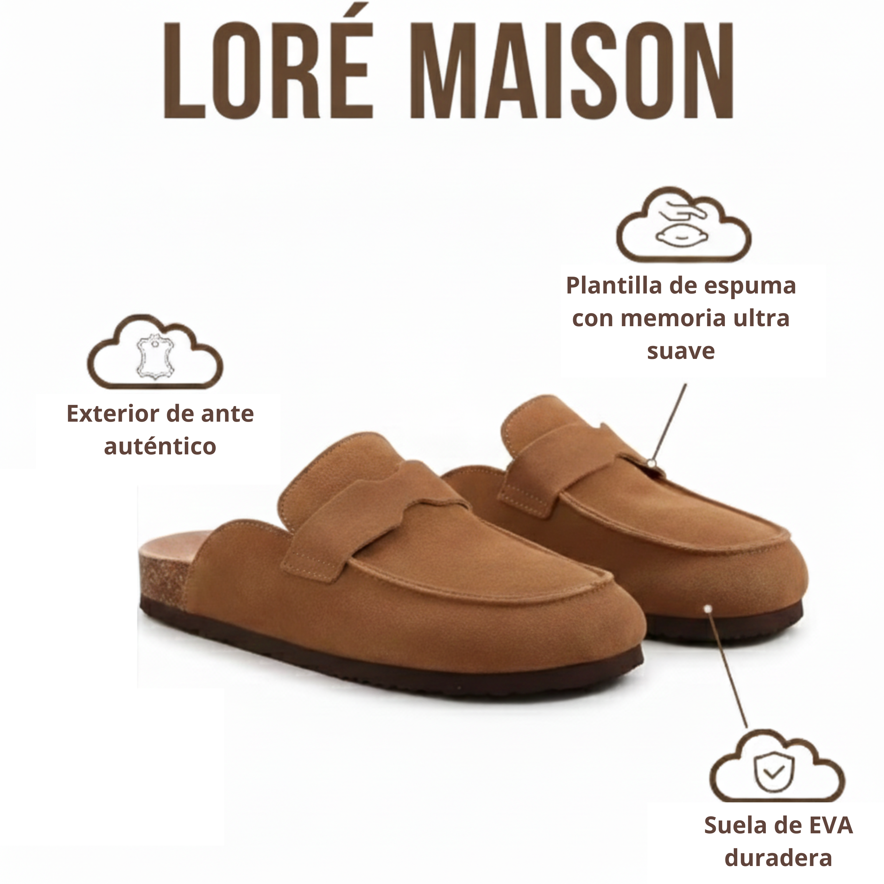 Loré Maison - Zuecos para mujer