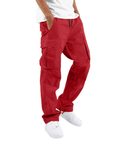Pantalones cargo de corte ancho para hombre