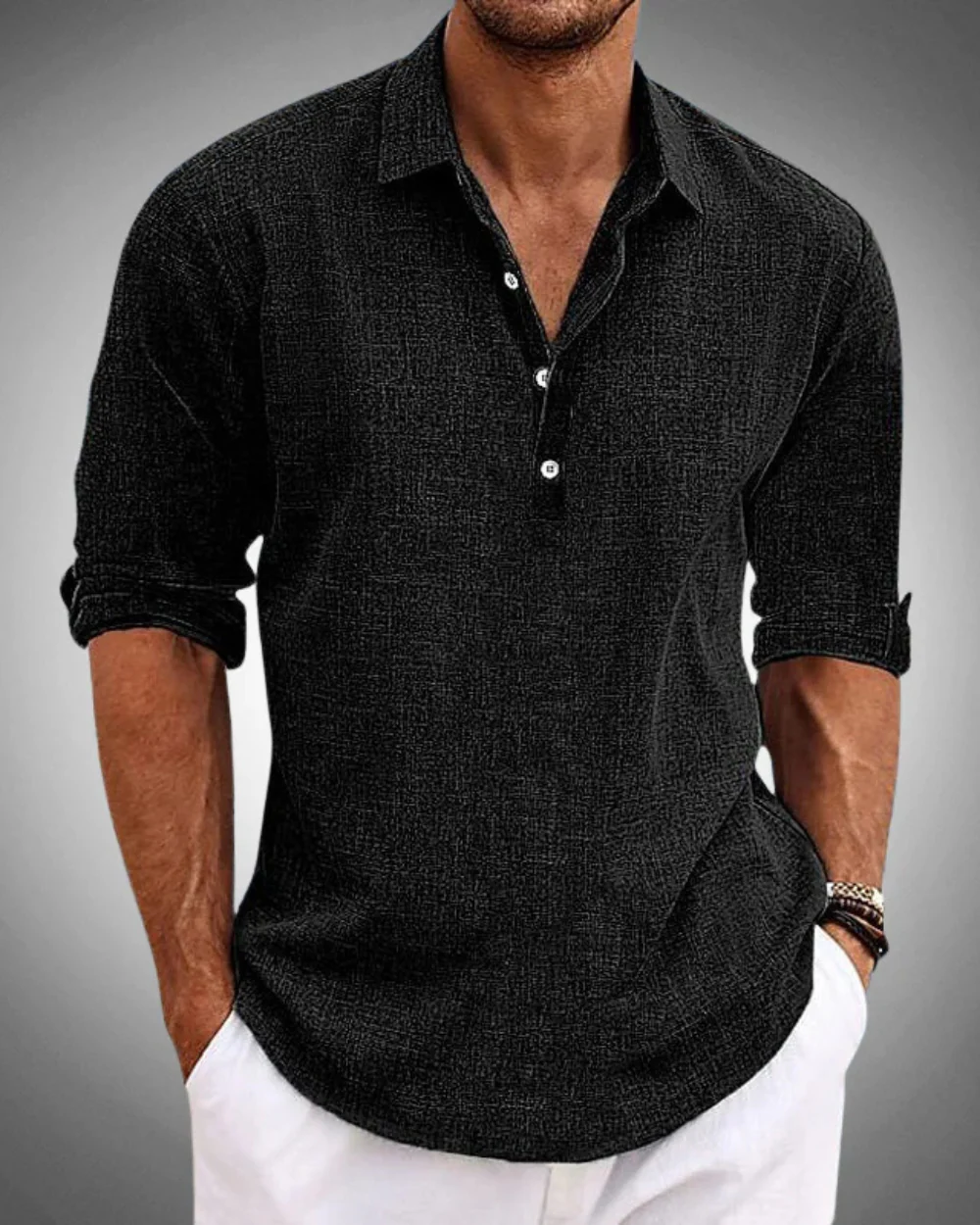 Sergio | Camisa clásica de algodón