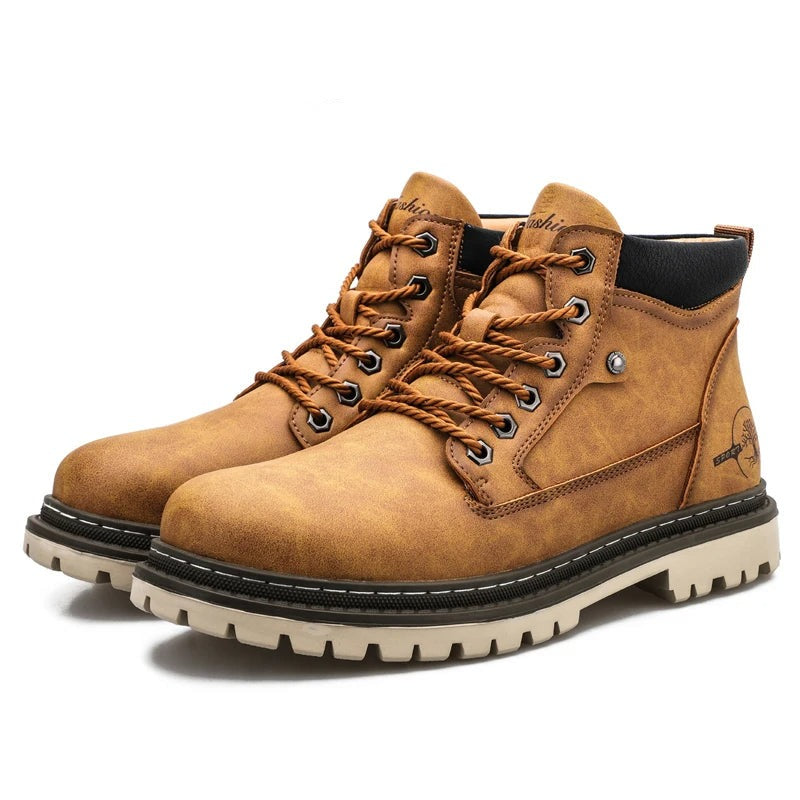 Botas casuales con cordones para hombre