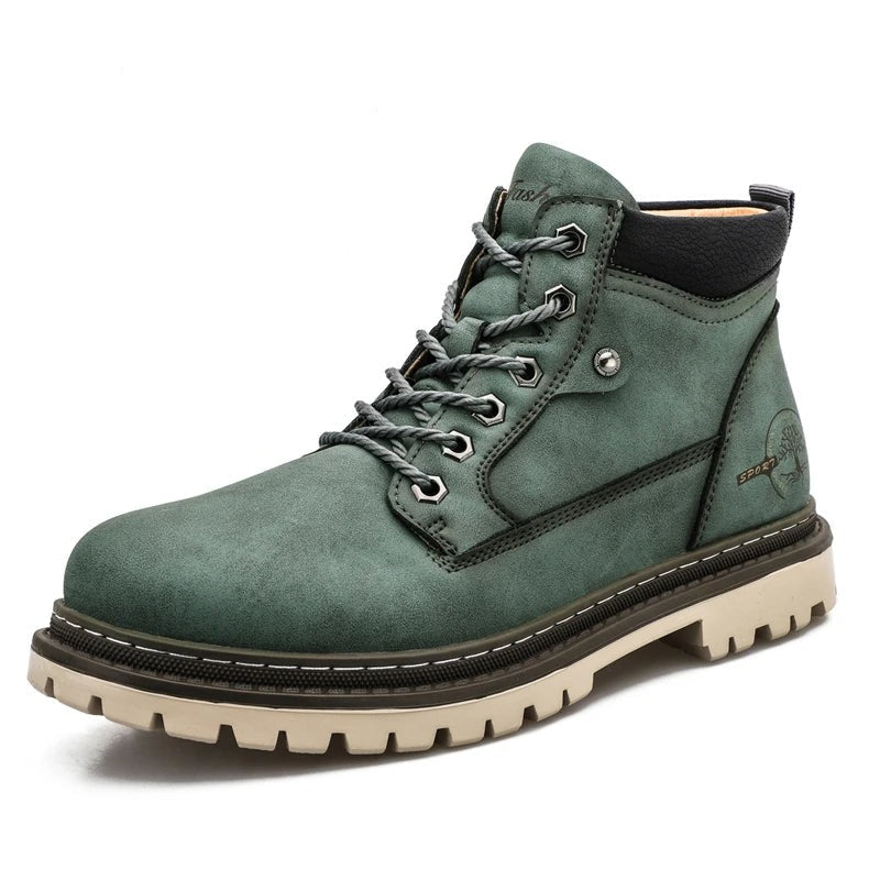 Botas casuales con cordones para hombre