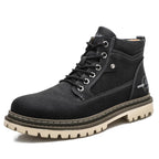 Botas casuales con cordones para hombre