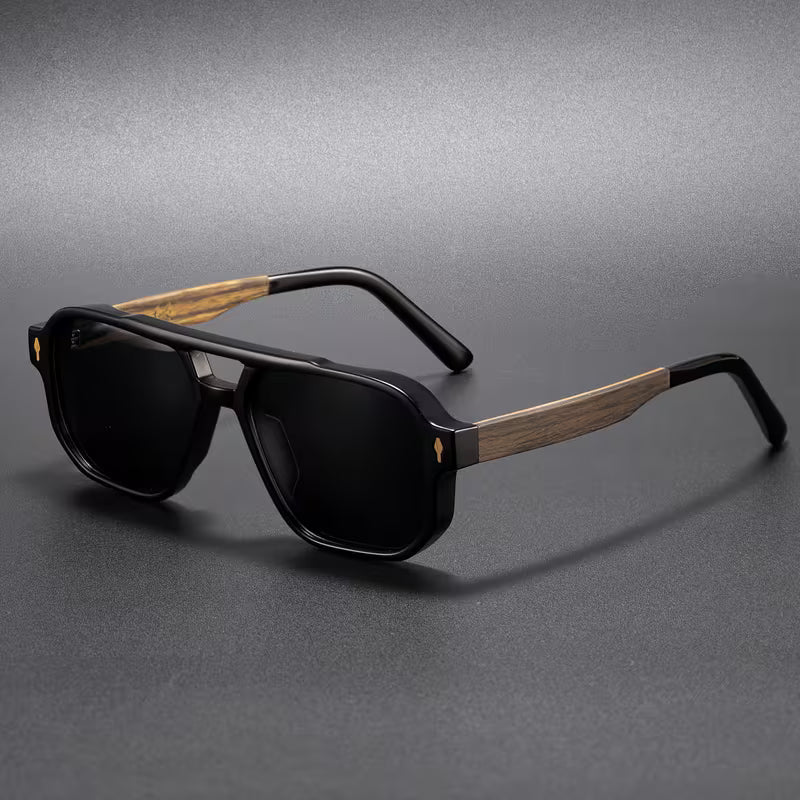 Víctor — Gafas de sol de acetato y madera