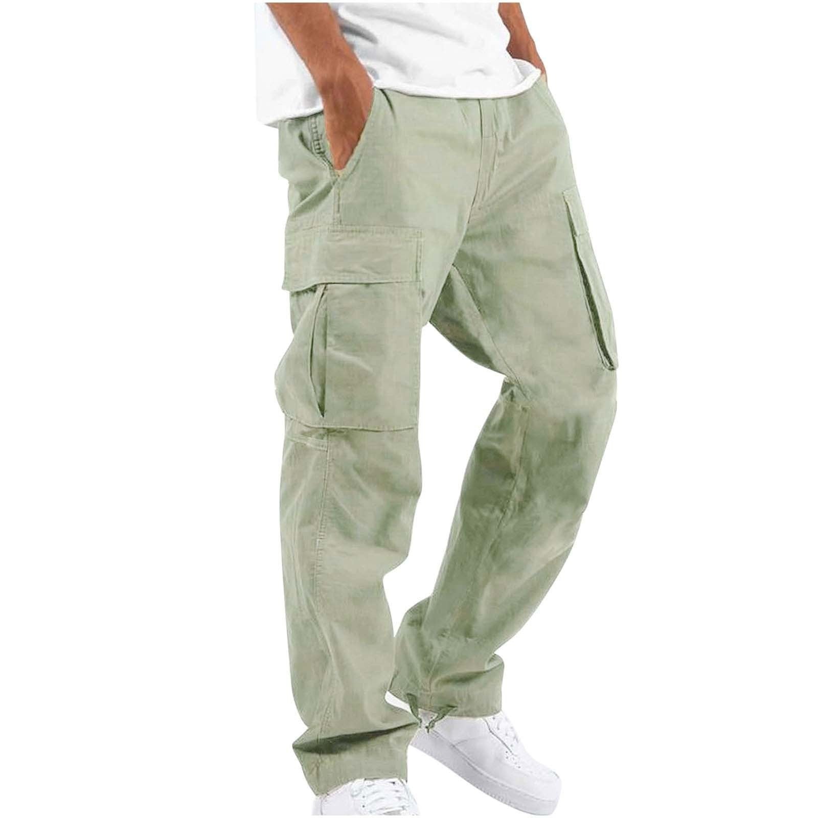 Pantalones cargo de corte ancho para hombre