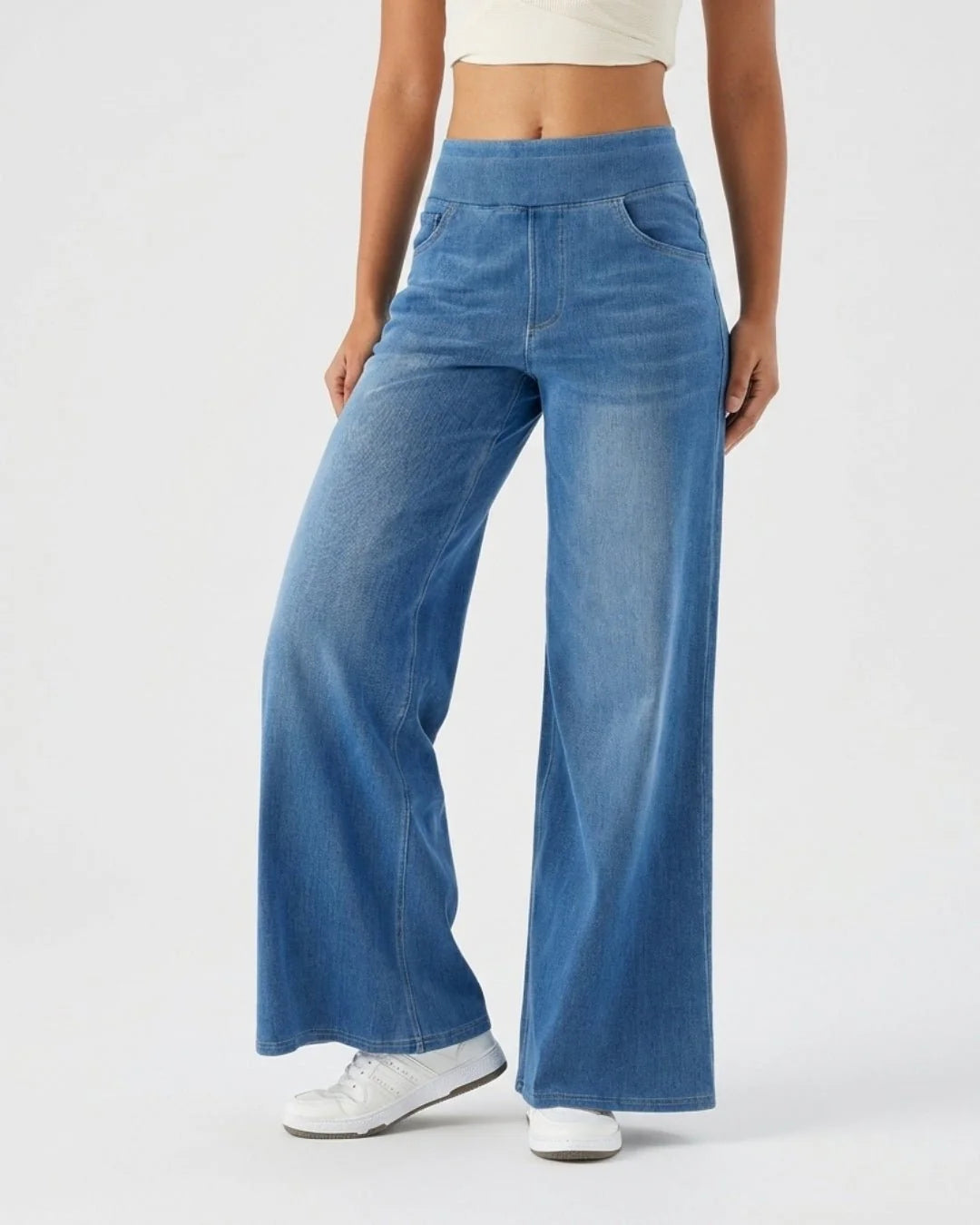 Jeans negros de ajuste cómodo