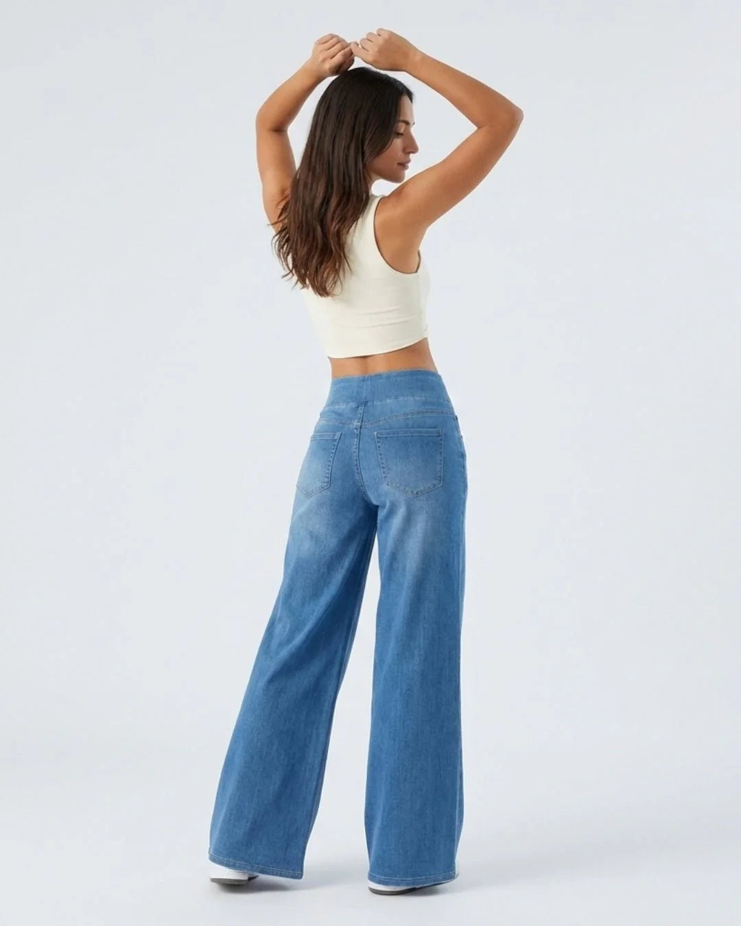 Jeans negros de ajuste cómodo