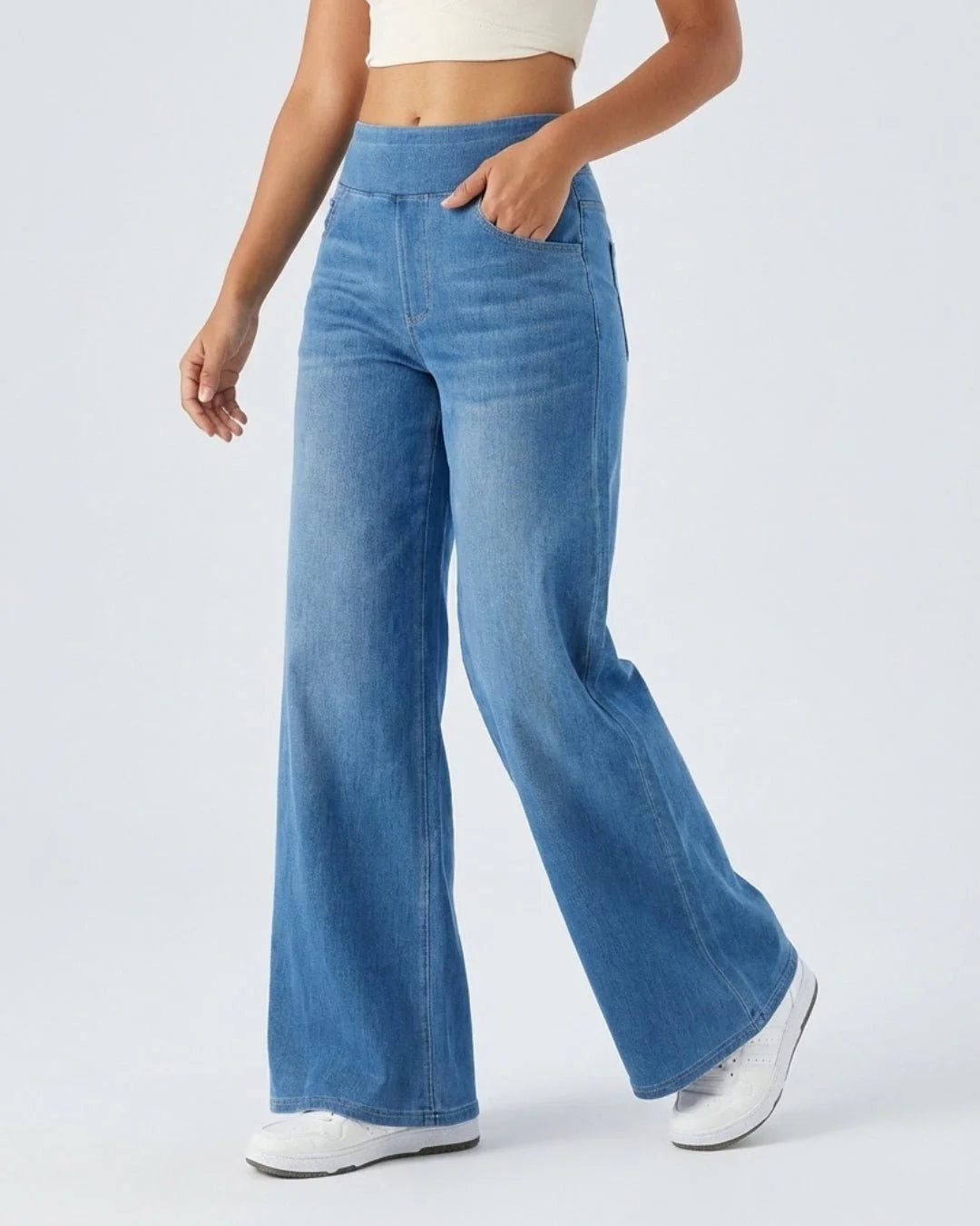 Jeans negros de ajuste cómodo
