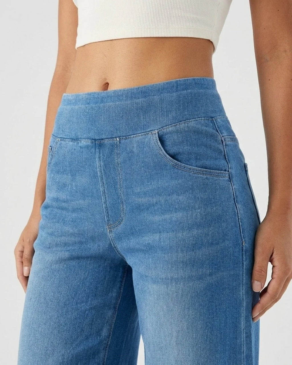 Jeans negros de ajuste cómodo