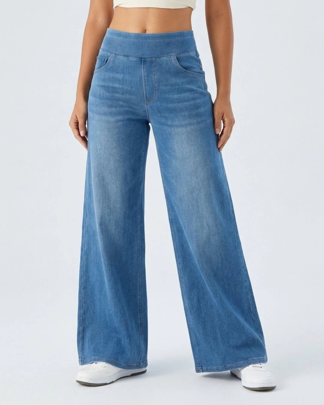 Jeans negros de ajuste cómodo