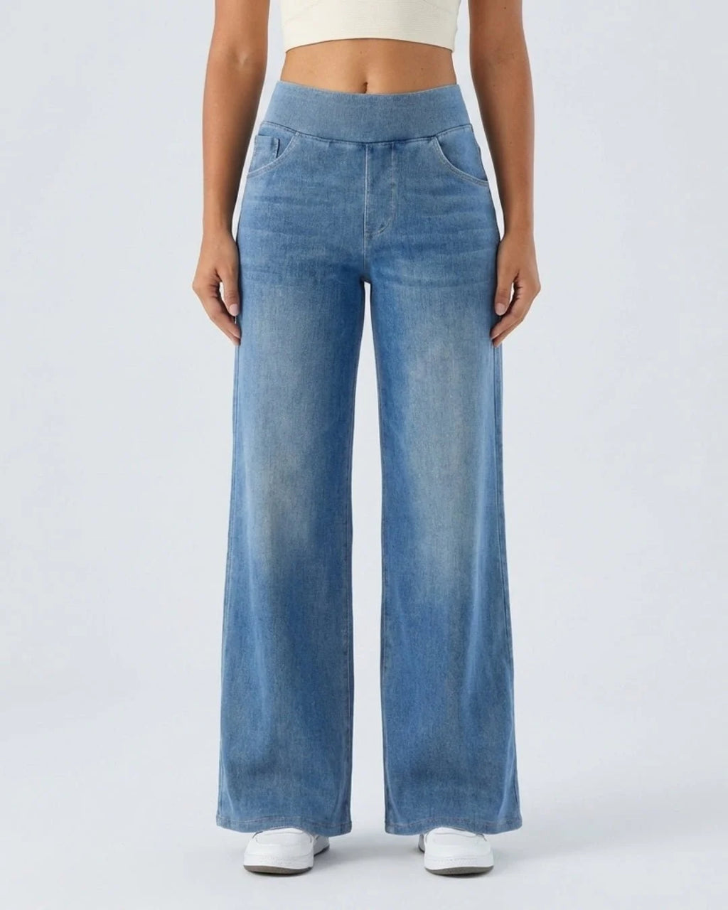 Jeans negros de ajuste cómodo