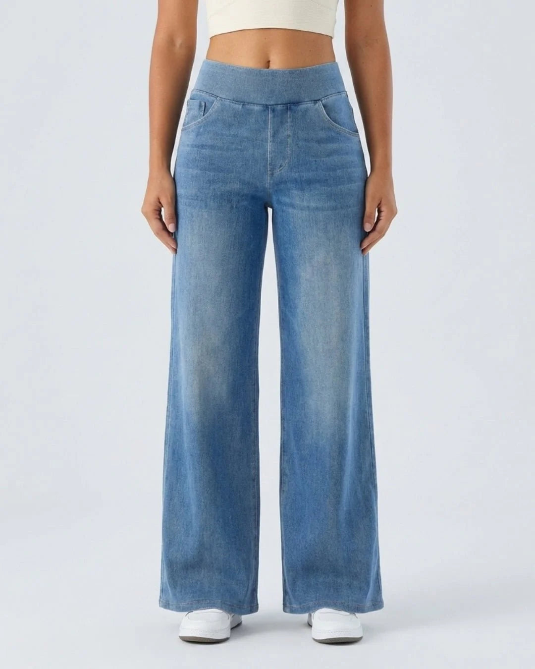 Jeans negros de ajuste cómodo